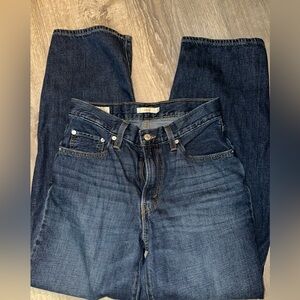 GUC Levi baggy dad 27x32 linen blend jeans